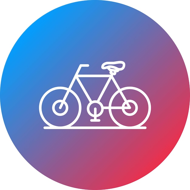 Imagen vectorial de icono de ciclismo Se puede usar para deportes