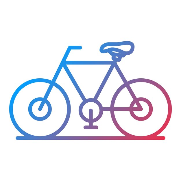 Imagen vectorial de icono de ciclismo Se puede usar para deportes