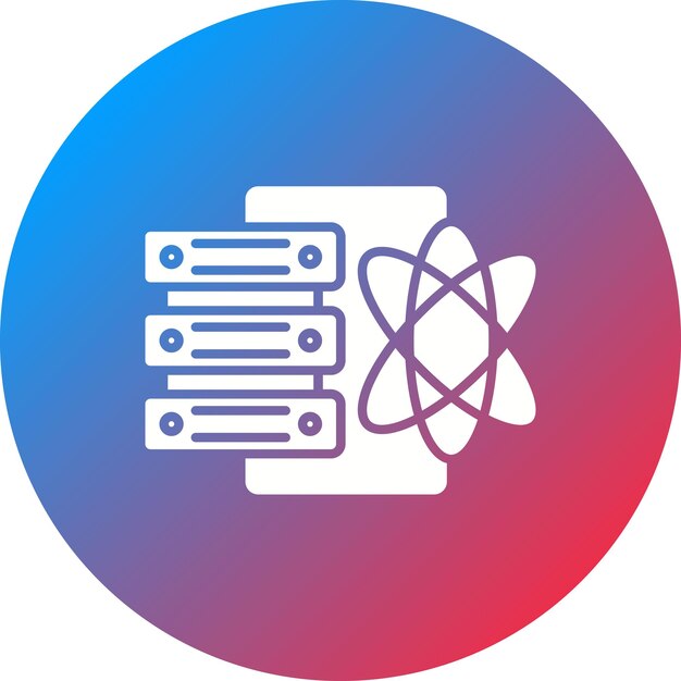 Imagen vectorial de icono de ciencia de datos Se puede usar para Big Data