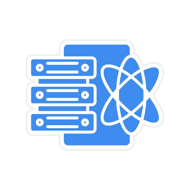 Imagen vectorial de icono de ciencia de datos Se puede usar para Big Data