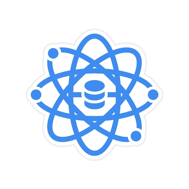 Imagen vectorial de icono de ciencia de datos Se puede usar para Big Data