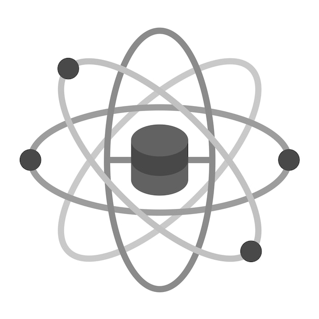 Imagen vectorial de icono de ciencia de datos Se puede usar para Big Data