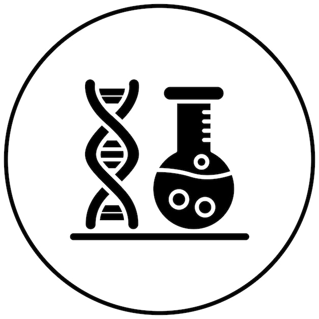 La imagen vectorial del icono de la ciencia se puede usar para el futuro