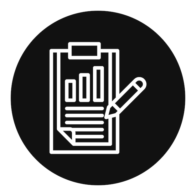 Imagen vectorial del icono de cierre del proyecto Se puede utilizar para la evaluación del proyecto