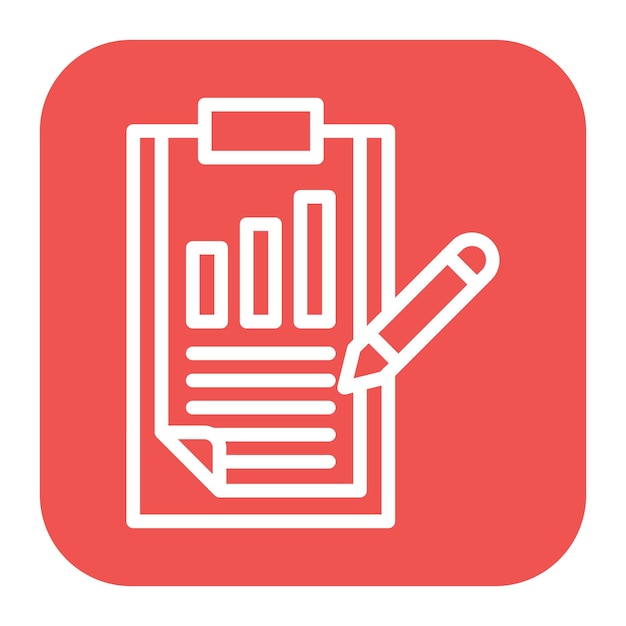 Imagen vectorial del icono de cierre del proyecto Se puede utilizar para la evaluación del proyecto
