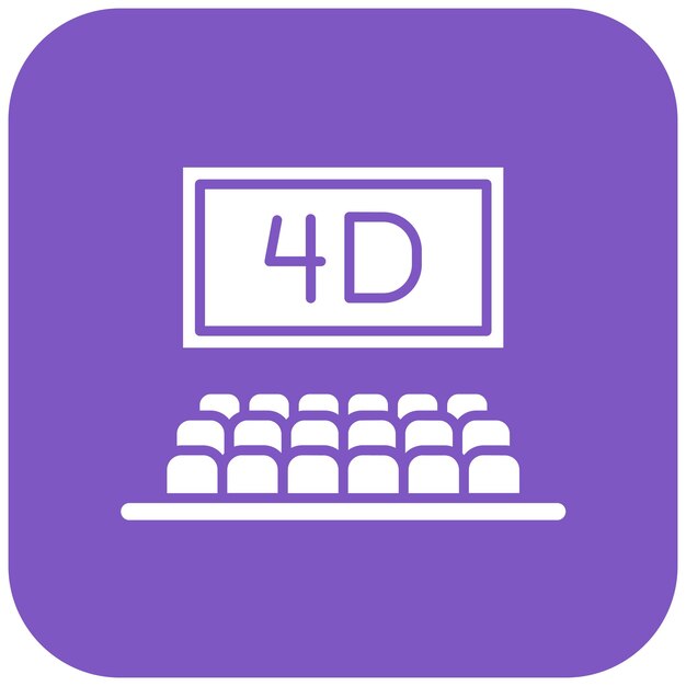 La imagen vectorial del icono Cinema 4D se puede utilizar para The Future