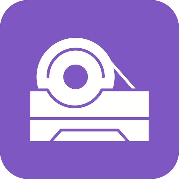 Imagen vectorial del icono de la cinta adhesiva se puede utilizar para mejoras en el hogar