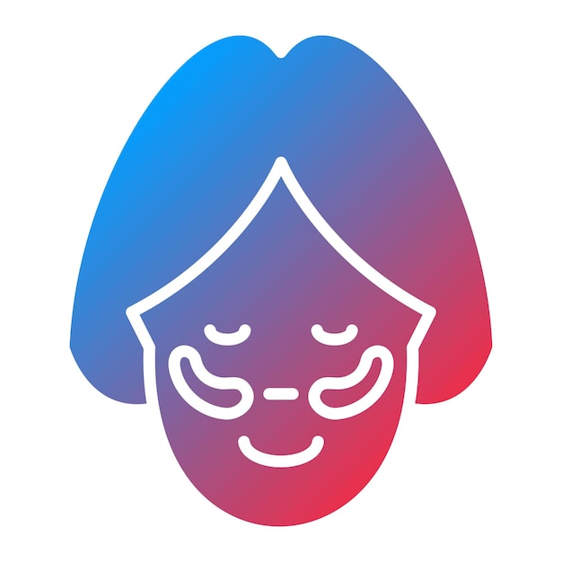 Imagen vectorial del icono de los círculos oscuros Se puede utilizar para el cuidado de la piel