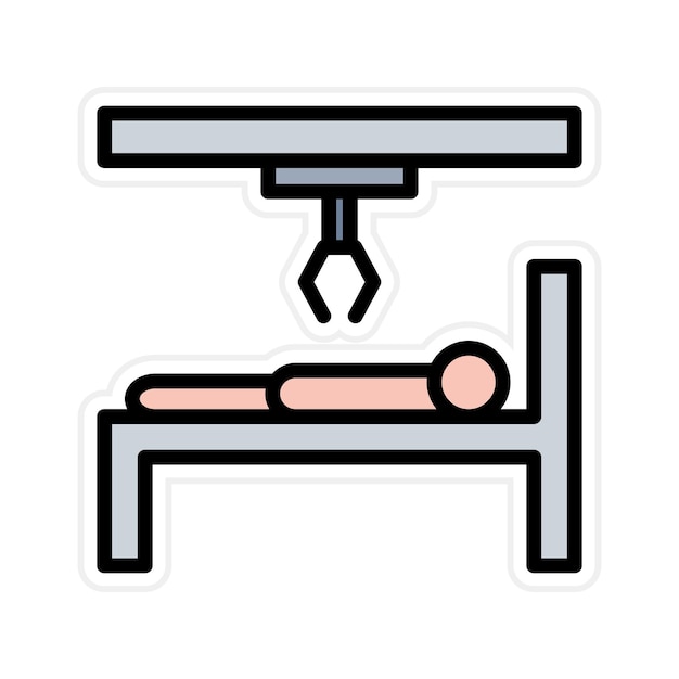Imagen vectorial de icono de cirugía robótica Se puede usar para robótica