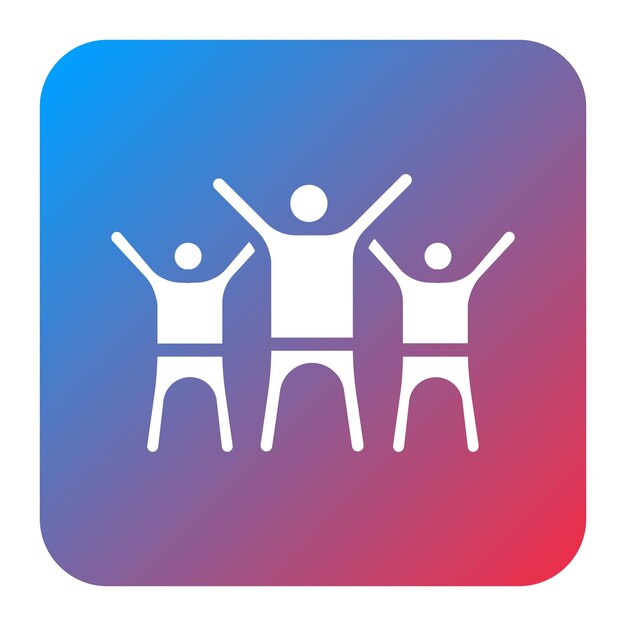 Imagen vectorial del icono de la clase de fitness Se puede usar para Fitness