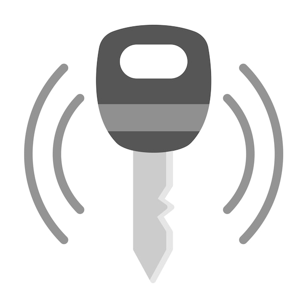 Imagen vectorial de icono de clave inteligente Se puede utilizar para Smart Home