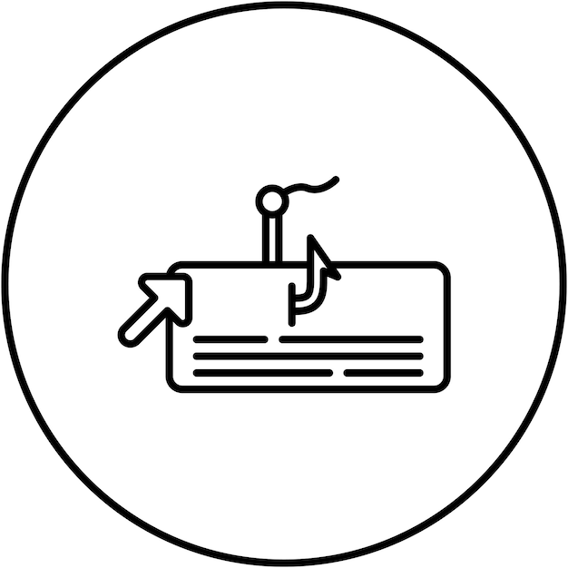 Imagen vectorial del icono de clickbait Se puede utilizar para el marketing digital