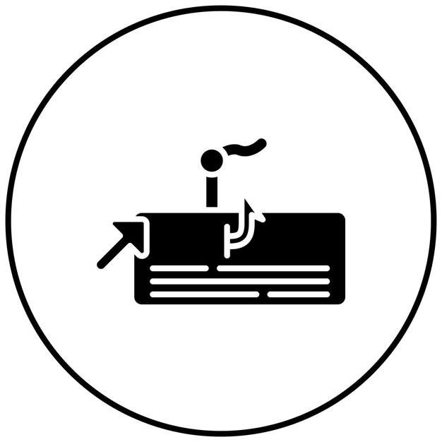 Imagen vectorial del icono de clickbait Se puede utilizar para el marketing digital