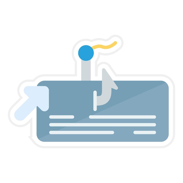 Imagen vectorial del icono de clickbait Se puede utilizar para el marketing digital