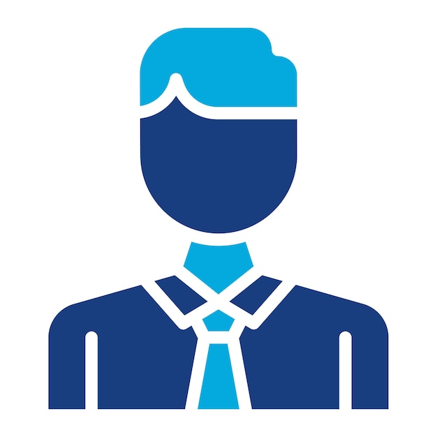Imagen vectorial del icono del cliente masculino Se puede utilizar para la Agencia de Relaciones Públicas