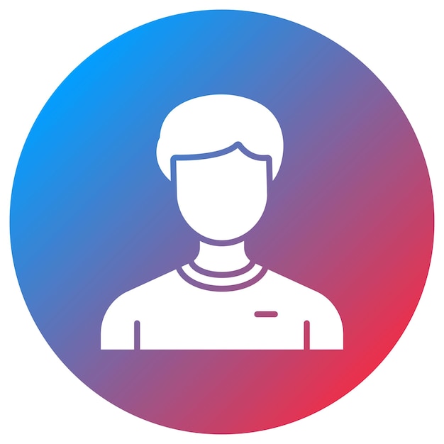 Imagen vectorial del icono del cliente Se puede utilizar para el servicio de marketing en Internet