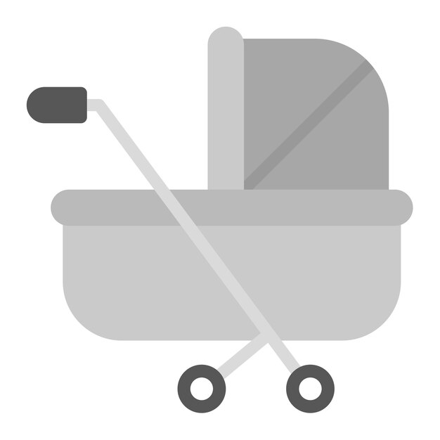 Imagen vectorial del icono del cochecito Se puede utilizar para la maternidad