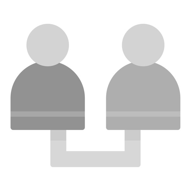 Imagen vectorial del icono de codependencia Se puede usar para la adicción