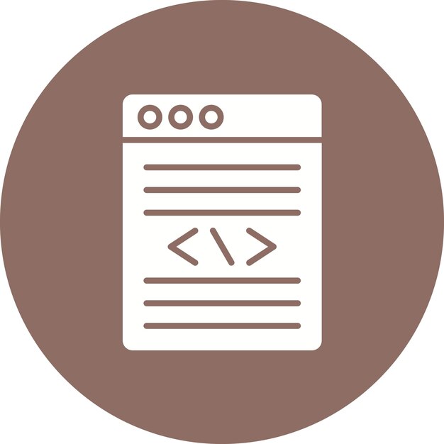 Imagen vectorial de icono de codificación Puede utilizarse para No Código