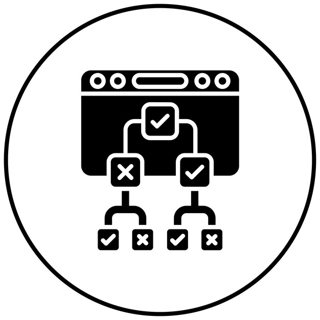Imagen vectorial de icono de codificación Puede utilizarse para el RGPD