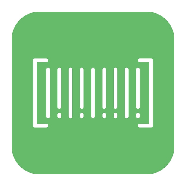 Imagen vectorial del icono de código de barras Se puede utilizar para el almacén