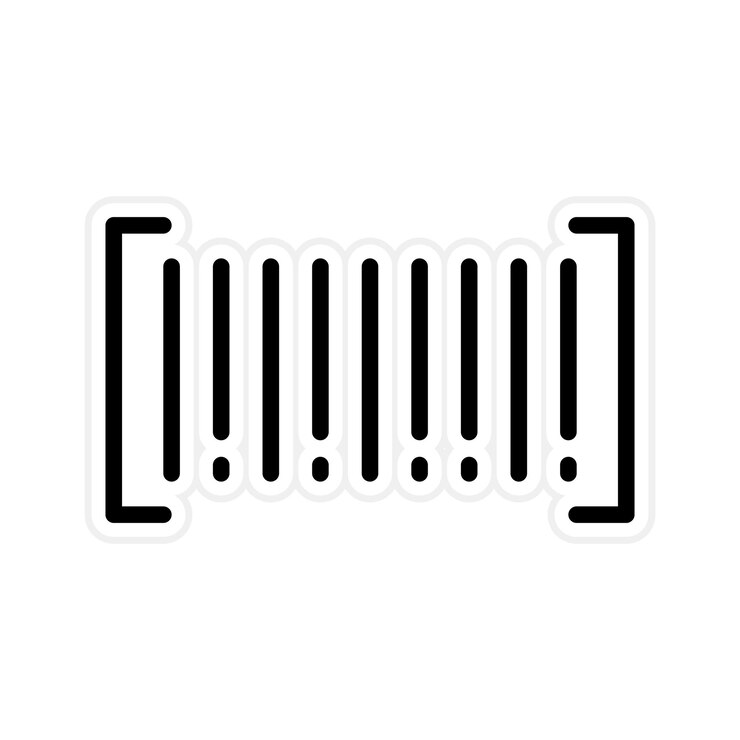 Vector imagen vectorial del icono de código de barras se puede utilizar para el almacén