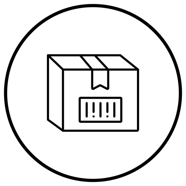 Imagen vectorial del icono de código de barras Se puede utilizar para el envío