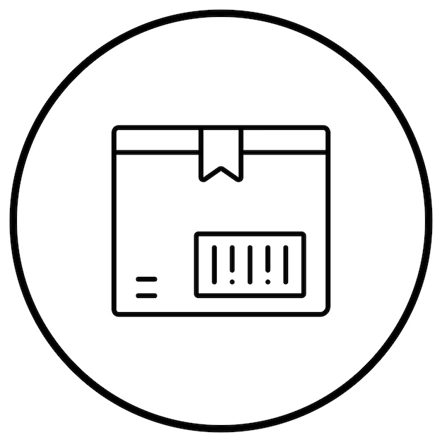 Imagen vectorial del icono de código de barras Se puede utilizar para el envío
