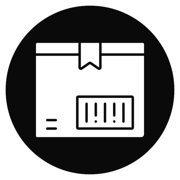 Imagen vectorial del icono de código de barras Se puede utilizar para el envío