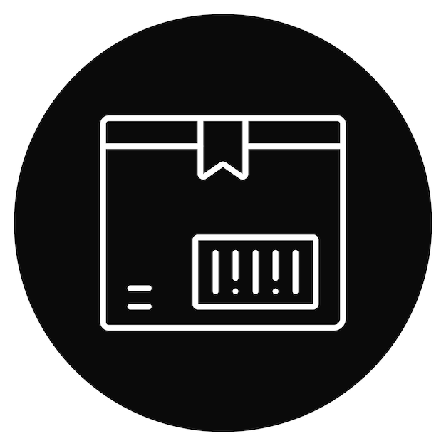 Imagen vectorial del icono de código de barras Se puede utilizar para el envío