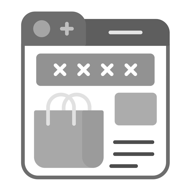 Imagen vectorial del icono del código de descuento Se puede utilizar para la tienda web