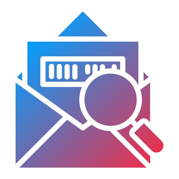 Imagen vectorial de icono de código postal Puede utilizarse para el servicio postal
