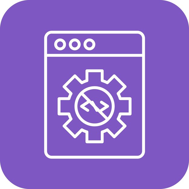 Imagen vectorial de icono sin código Puede utilizarse para sin código