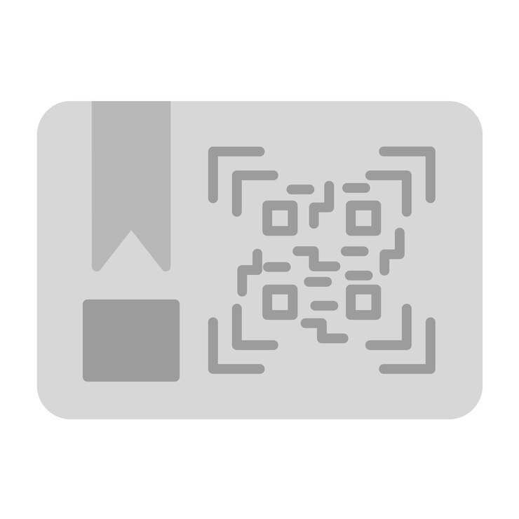 Vector imagen vectorial del icono del código qr del paquete se puede utilizar para la entrega y la logística
