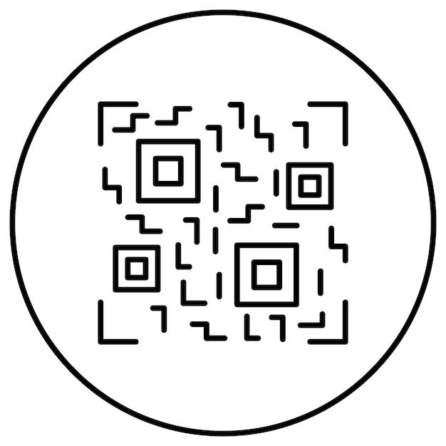 Vector imagen vectorial de icono de código qr puede utilizarse para el comercio electrónico