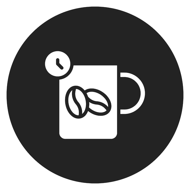 Imagen vectorial del icono de Coffee Break Se puede usar para Freelancer