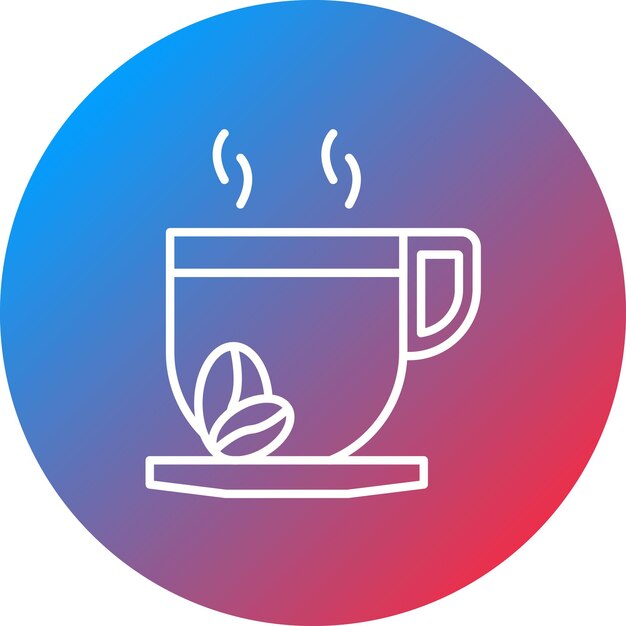 Imagen vectorial del icono de Coffee Break Se puede usar para trabajar desde casa