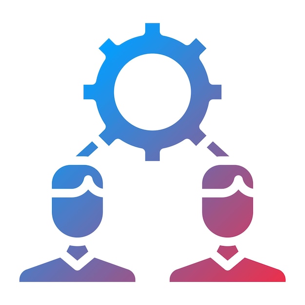 Imagen vectorial de icono de colaboración Se puede utilizar para la Agencia de Relaciones Públicas