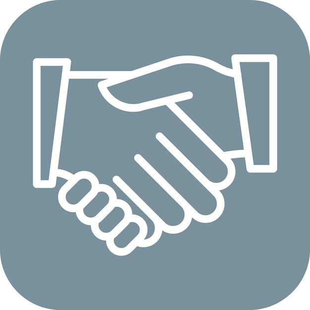 Imagen vectorial de icono de colaboración Puede utilizarse para la creación de redes