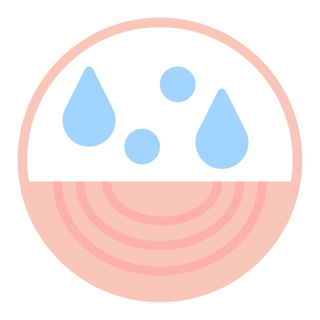 Imagen vectorial de icono de colágeno Se puede usar para cosmetología