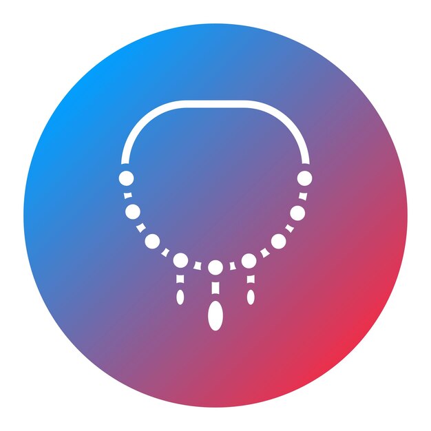 Imagen vectorial del icono del collar Se puede usar para lujo