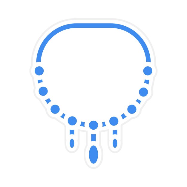 Imagen vectorial del icono del collar Se puede usar para lujo