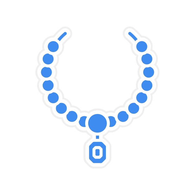 Imagen vectorial del icono del collar Se puede utilizar para la prehistoria