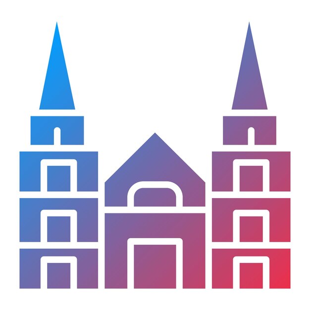 Imagen vectorial del icono de Colonia Se puede utilizar para Landmarks