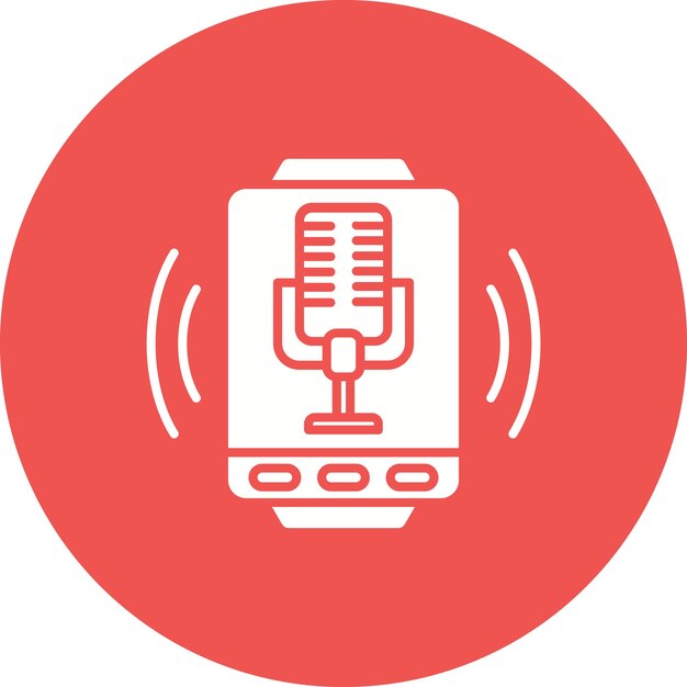La imagen vectorial del icono de la columna de música inteligente se puede utilizar para la inteligencia artificial