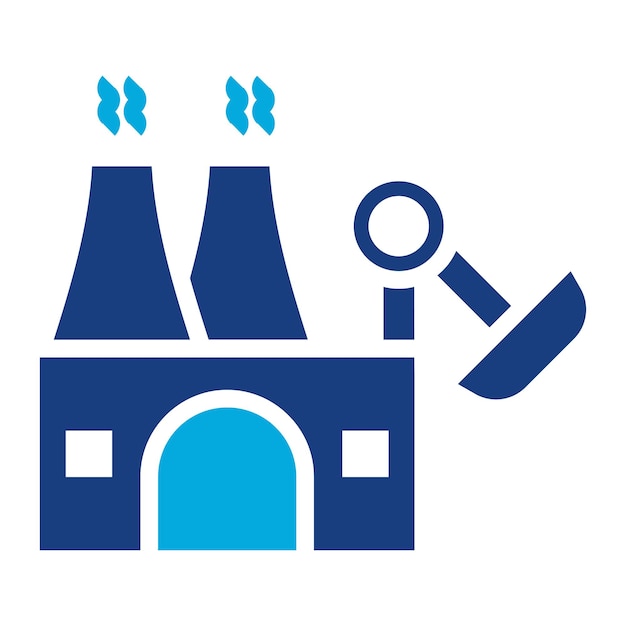 Imagen vectorial del icono de combustible fósil Se puede usar para el calentamiento global