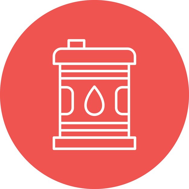 Imagen vectorial del icono de combustibles Puede utilizarse para la energía renovable