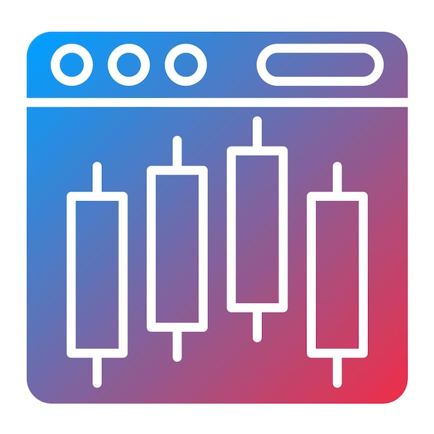 Imagen vectorial de icono de comercio en la web Se puede utilizar para invertir