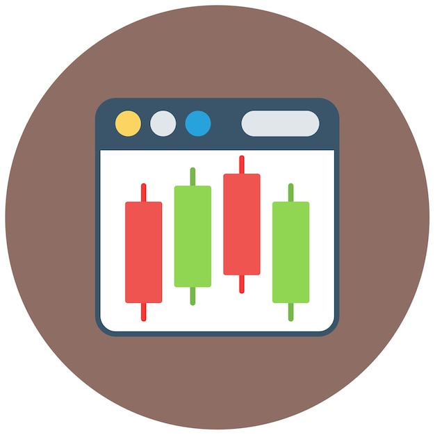 Imagen vectorial de icono de comercio en la web Se puede utilizar para invertir