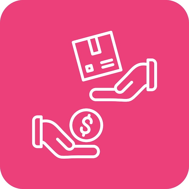 Imagen vectorial del icono de la comisión Se puede utilizar para Finanzas y Dinero